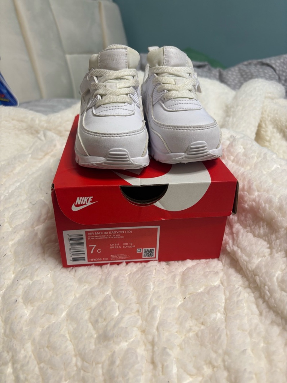 Nike Kids White Low-Top Sneakers